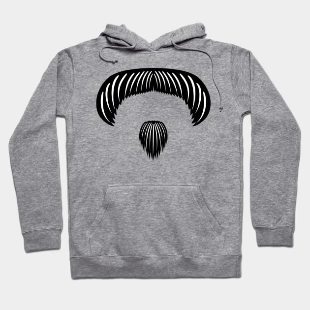 Wide Moustache! Hoodie by SWON Design